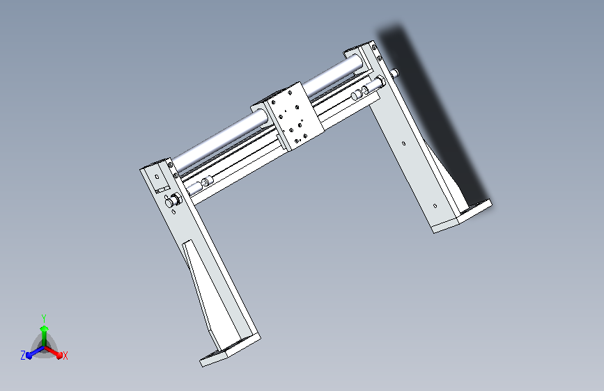 龙门机架3D模型