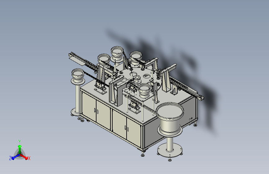 马达外壳多工位组装设备