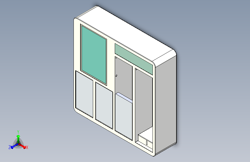 迷你无人售卖机 酒店格子柜