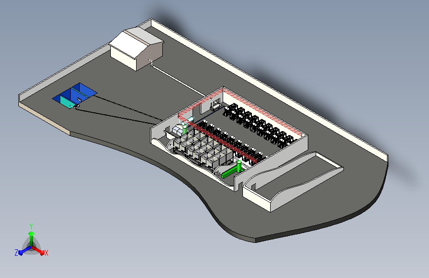 泡沫机厂房布置图