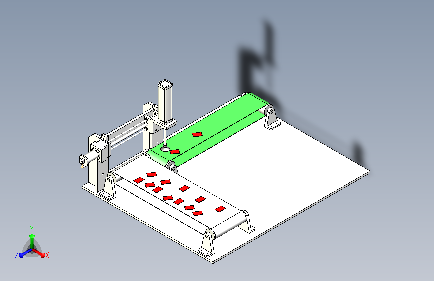 皮带分拣机构 探针检测机构