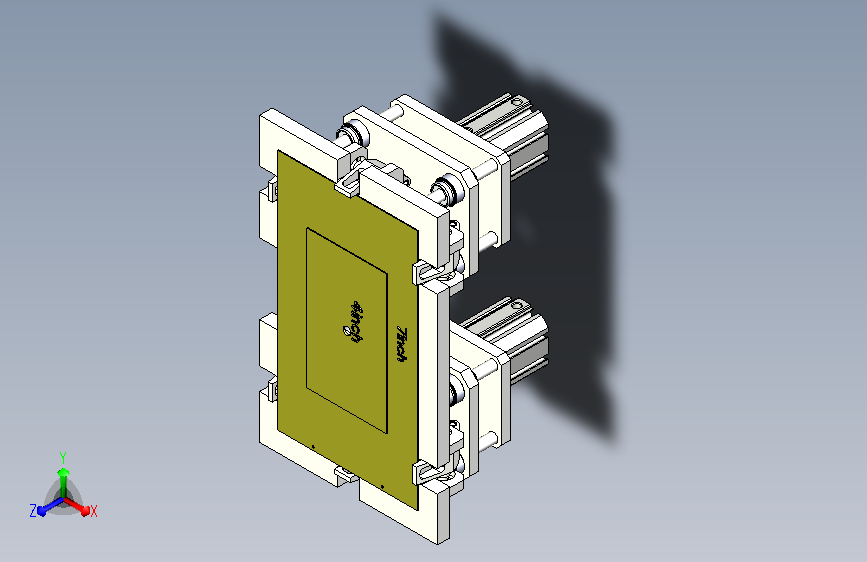 屏幕保护膜四边定位机构