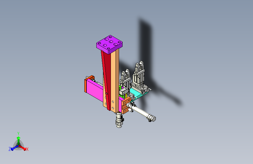 气缸移栽机械手