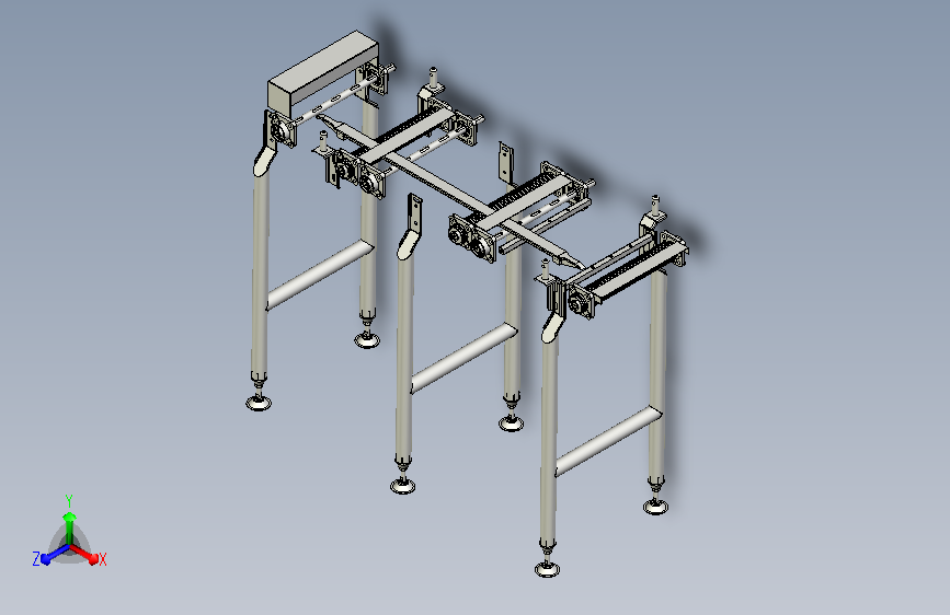三段网带输送机