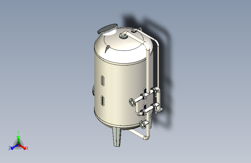 石英砂过滤罐直径1.2米