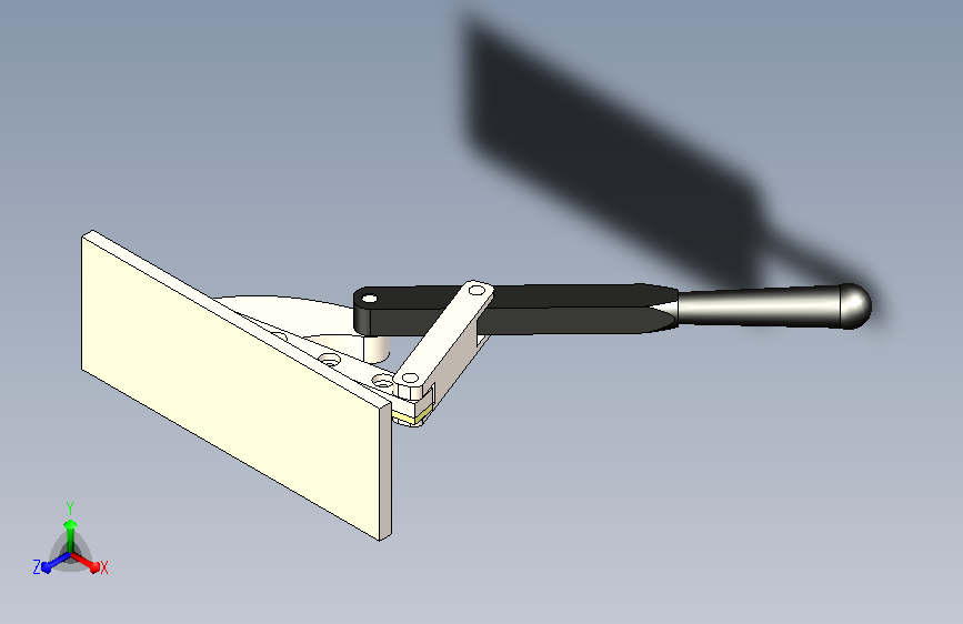 手动杠杆剪切机构
