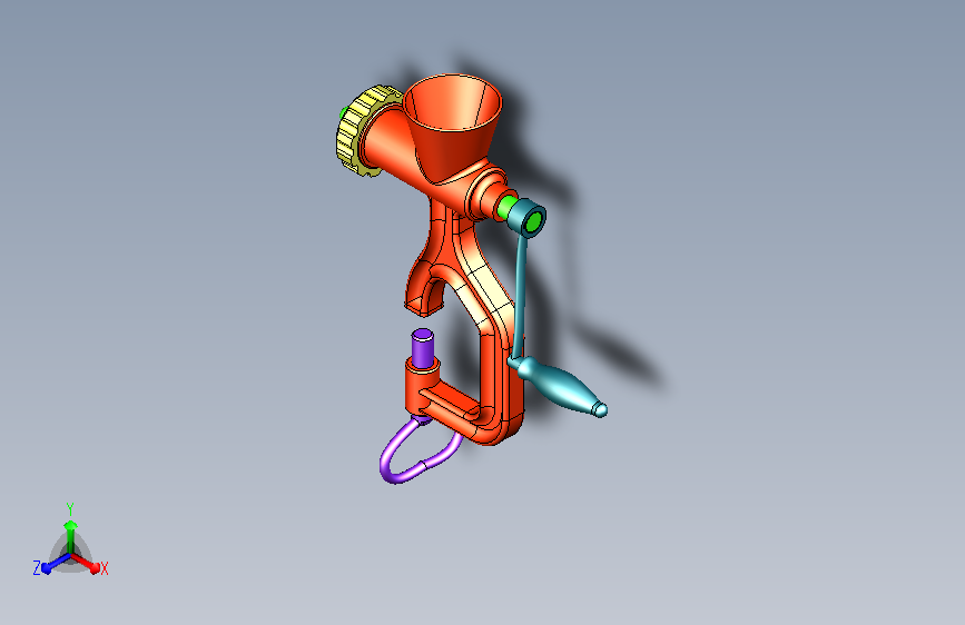 手摇式绞肉机磨粉机