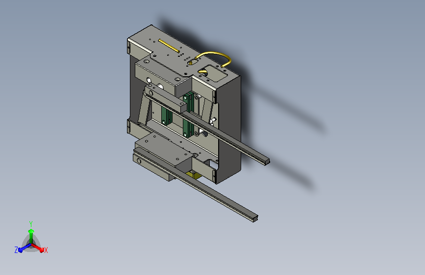 输送机变轨机构 气缸连杆摇摆机构