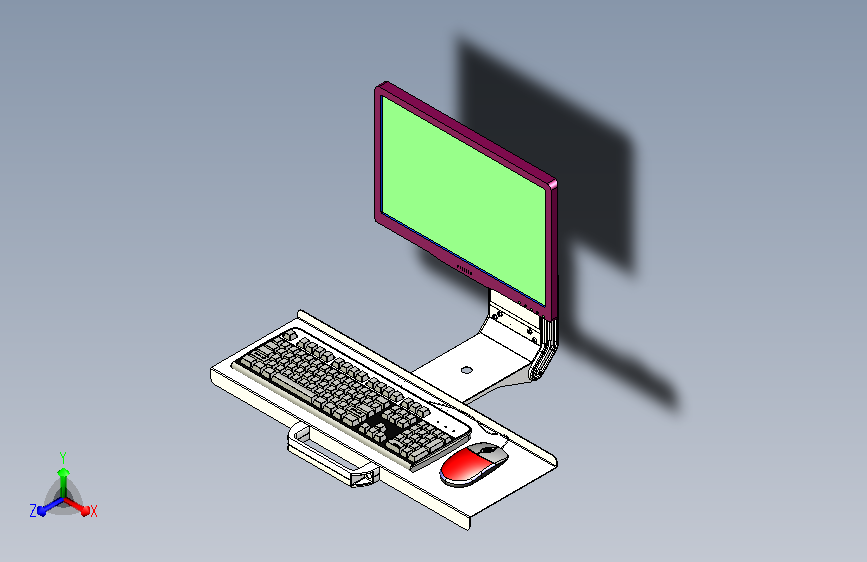 鼠键套+显示器+支架