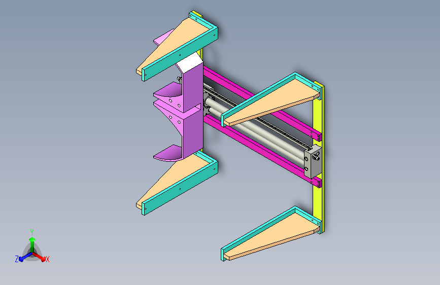 双工位推料机构