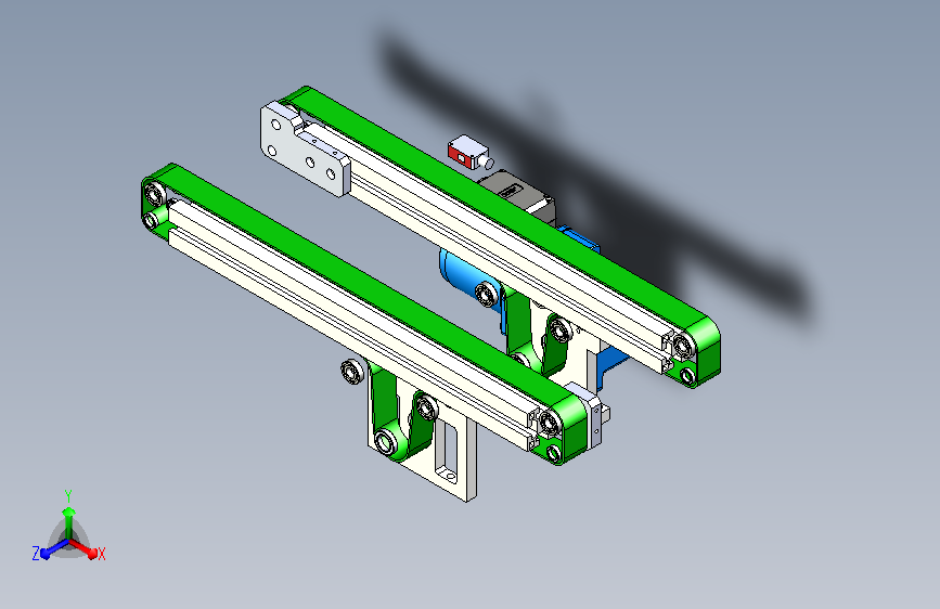双皮带流水线模组出料流线