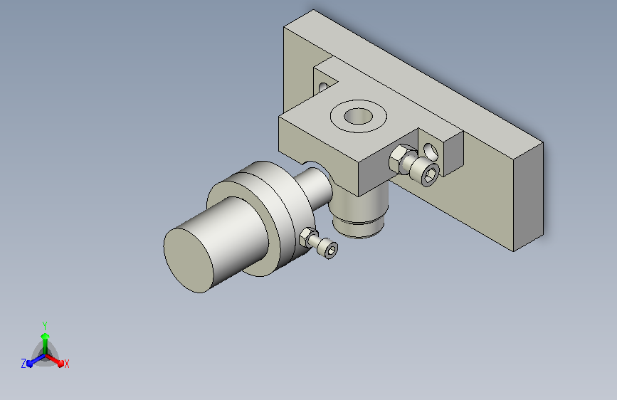 套筒悬壁式冲孔模