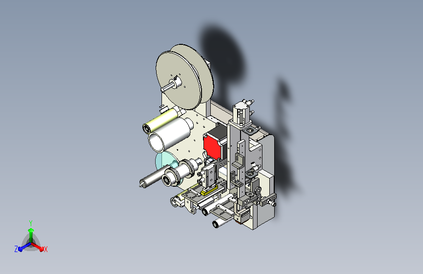贴标机标签出标机供膜机构
