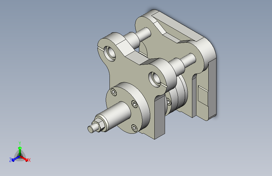 筒形件底部切口弯曲模