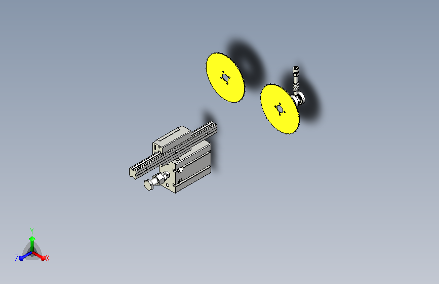 凸轮裁切机构三维设计