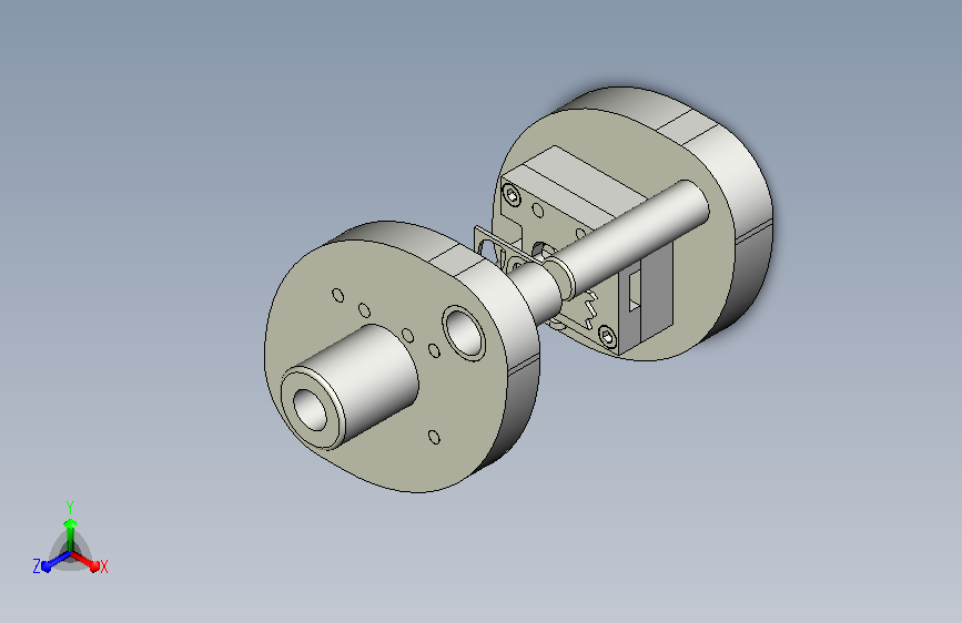 凸缘块冲孔落料级进模