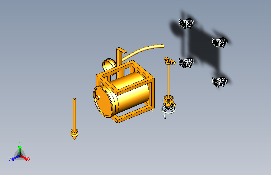 无动力加油机构