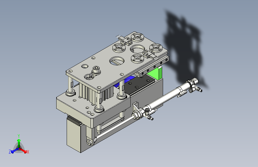 吸附移栽机构三维