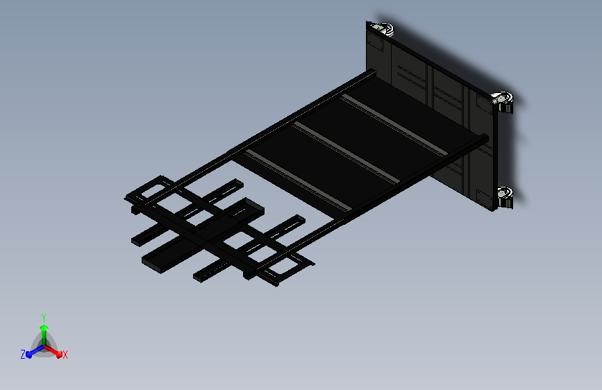 显示屏立式支架