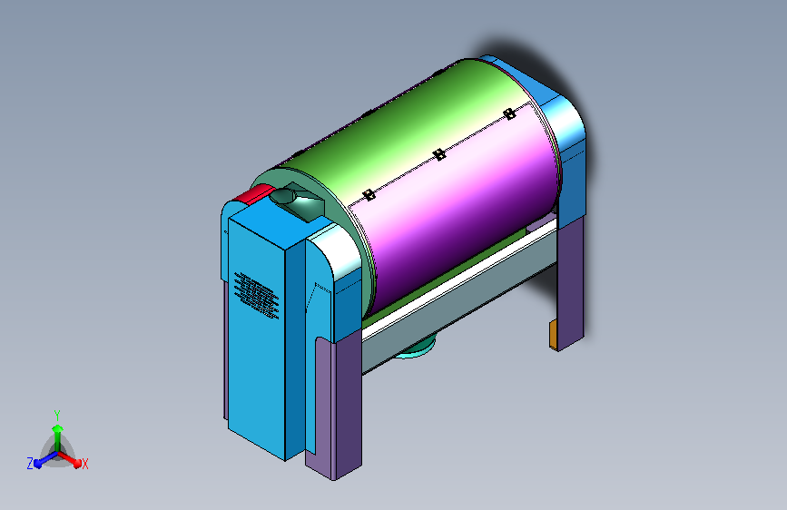 小麦打麸机外形图