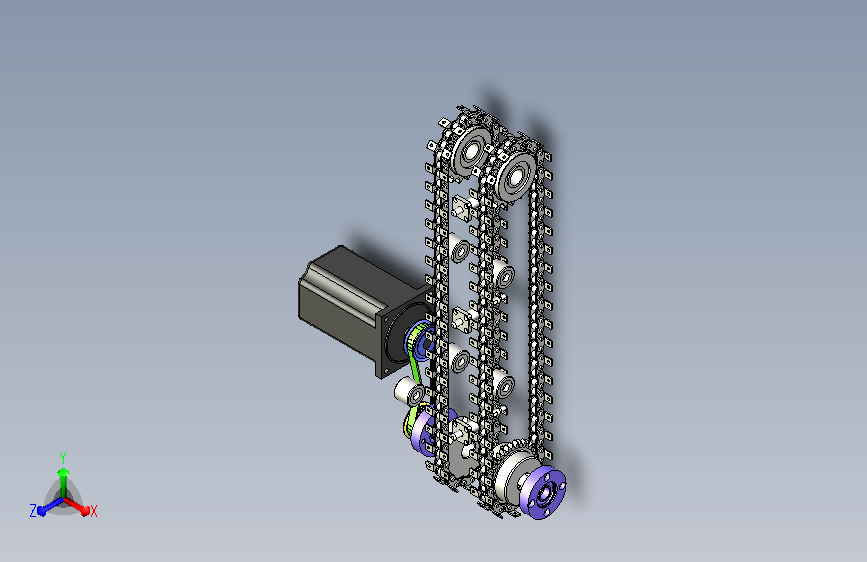 小型链条流水线