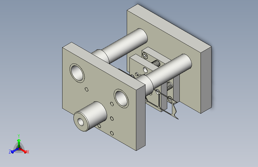 谐振窗冲孔落料复合模