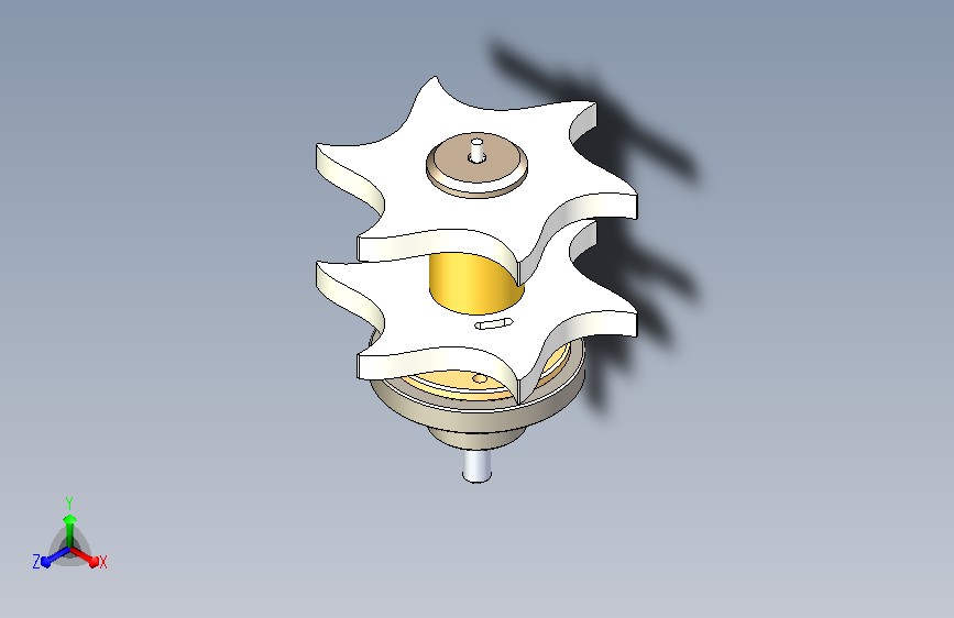星型拨瓶轮机构.拨瓶盘
