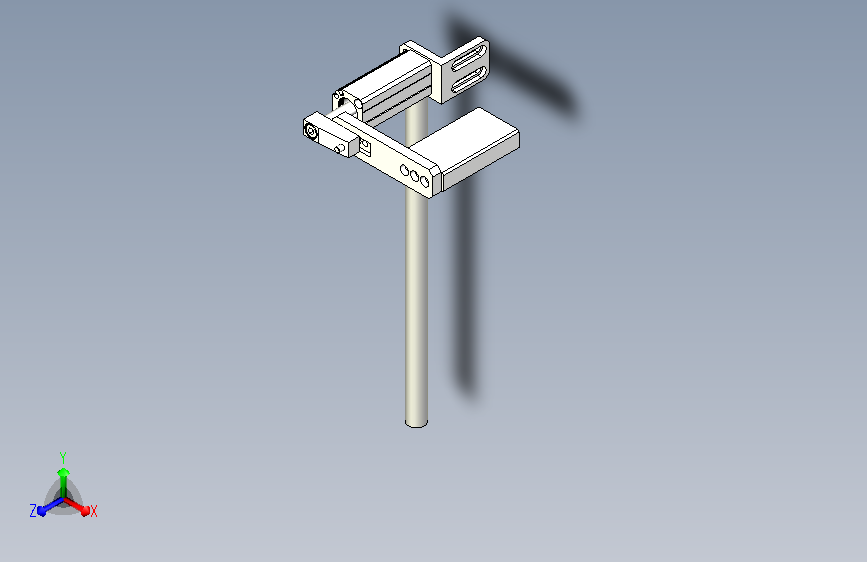 旋转气缸下压机构 固定机构