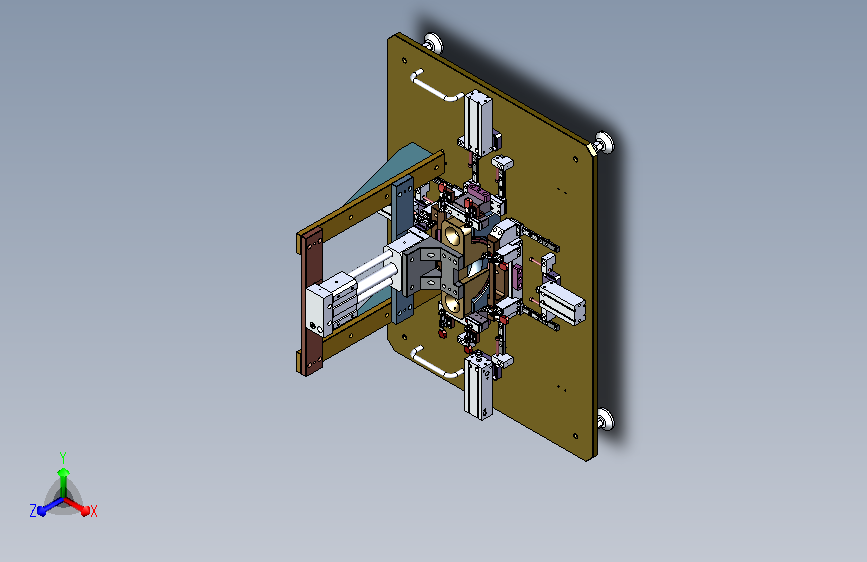 压合成型仿形治具