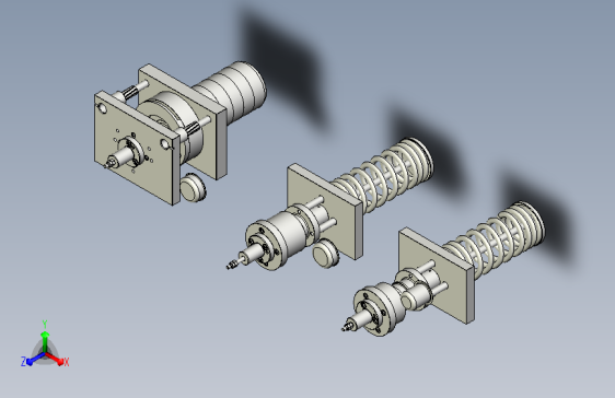 一个拉深产品的三套模具