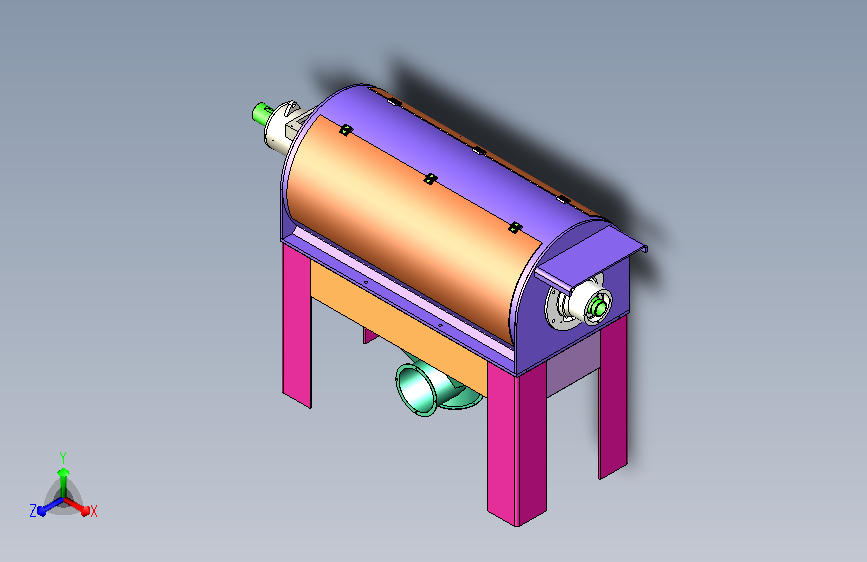 一种大米抛磨机