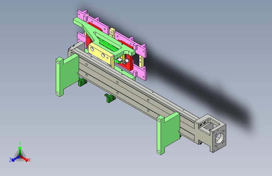 移位调间距模组