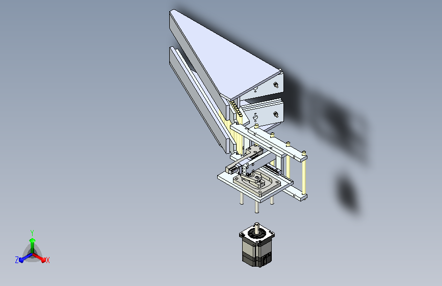 圆棒自动下料料整列机构