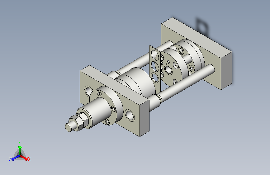 圆形垫片冲孔落料复合模