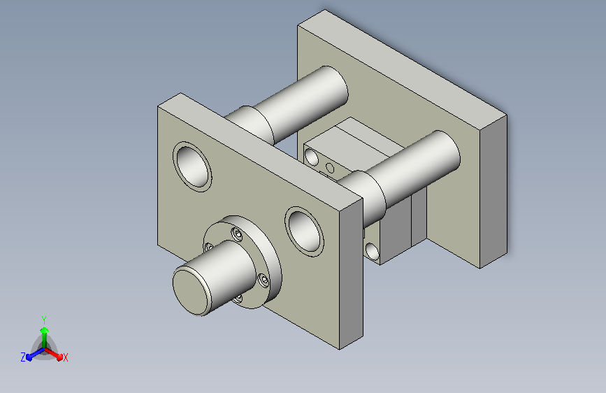 云母片冲孔落料复合模
