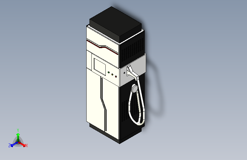 直流充电桩模型设计图