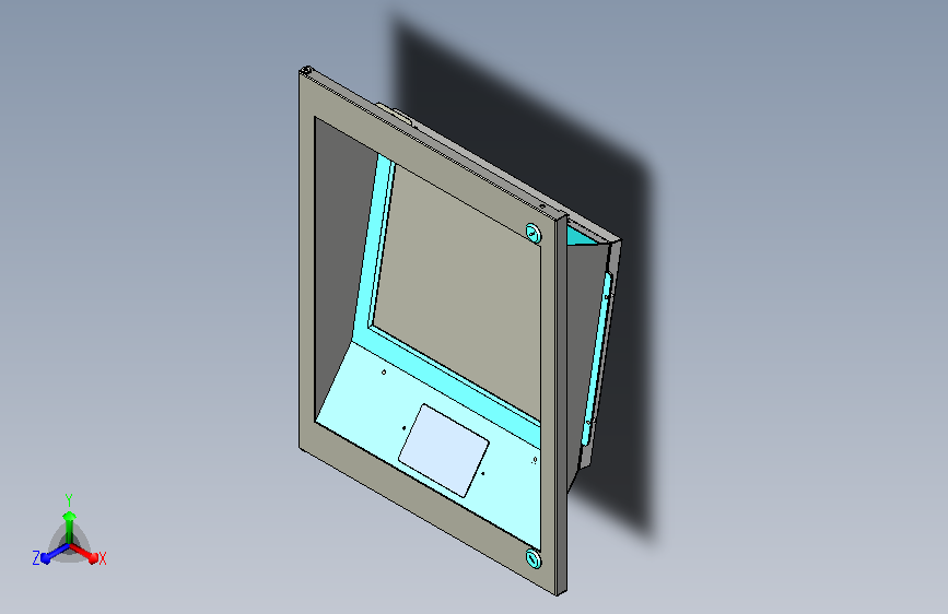 智能柜操作面板