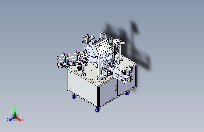 转盘式立式自动开盒装盒机