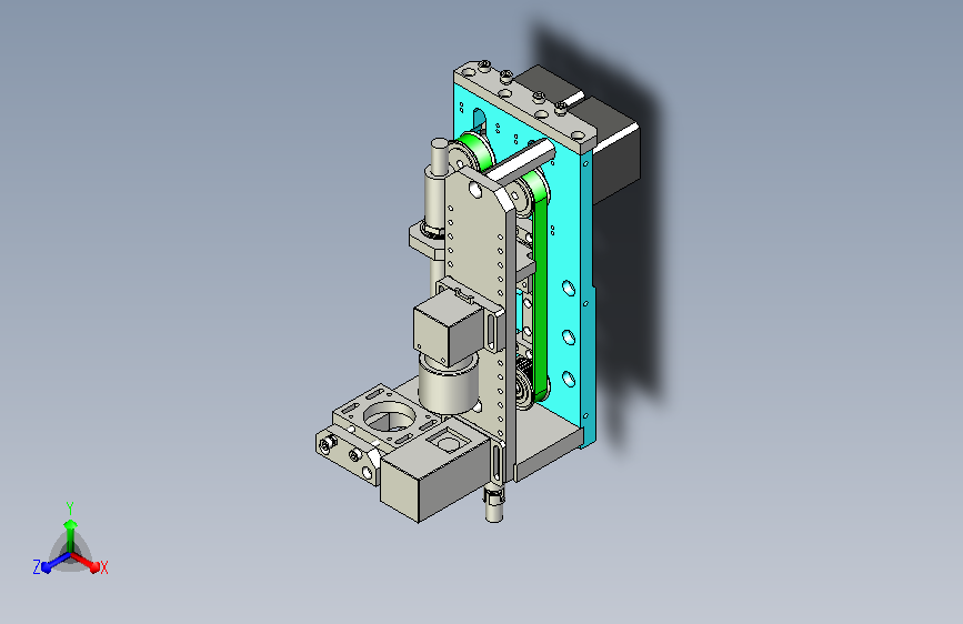 自动摆角度以及自动升降的吸嘴