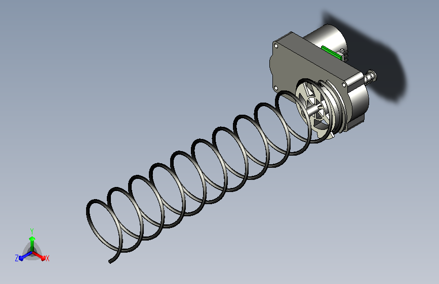 自动售卖机——小电机+弹簧
