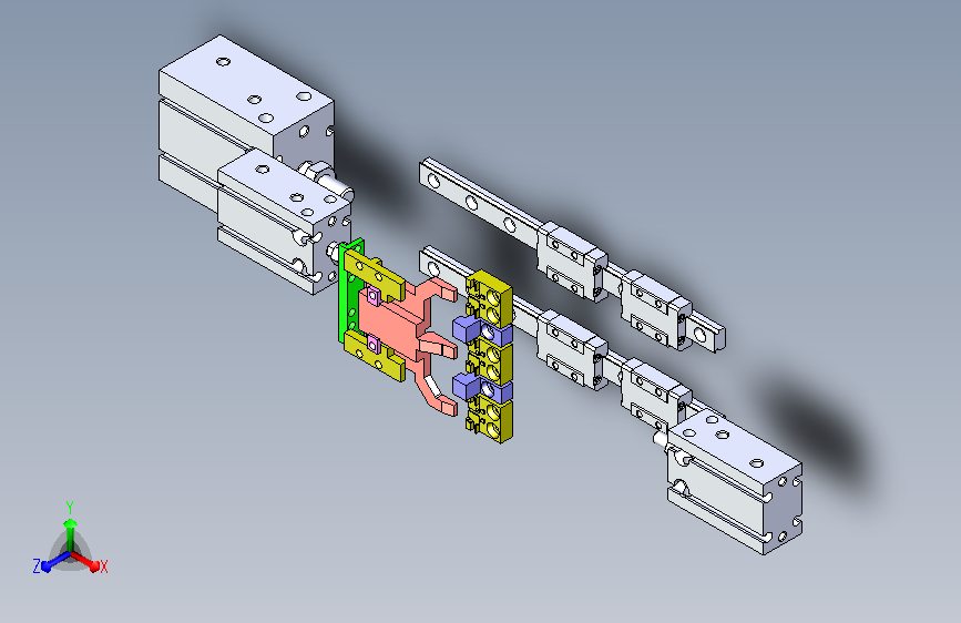 自对准铆接插入组装模组