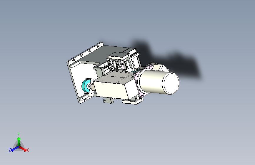 4轴立式抛光机打磨研磨设备3D图纸