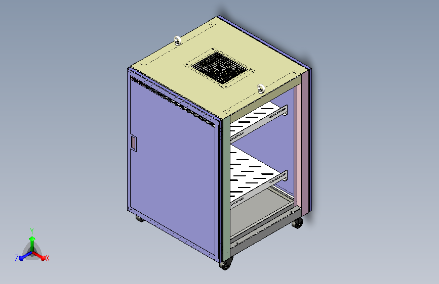 16UAE小型网络机柜