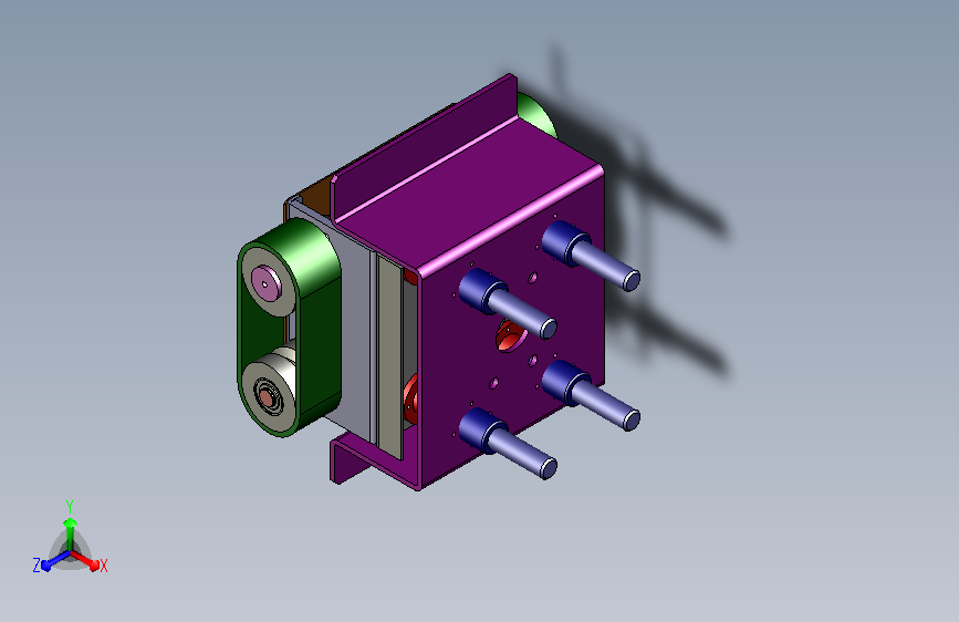 90°顶升移载机构