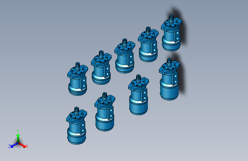 BMRL液压马达 花键型