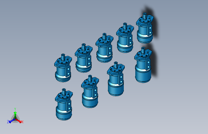 BMRL液压马达 平键型