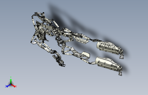 Elysium Max外骨骼装备三维建模图纸