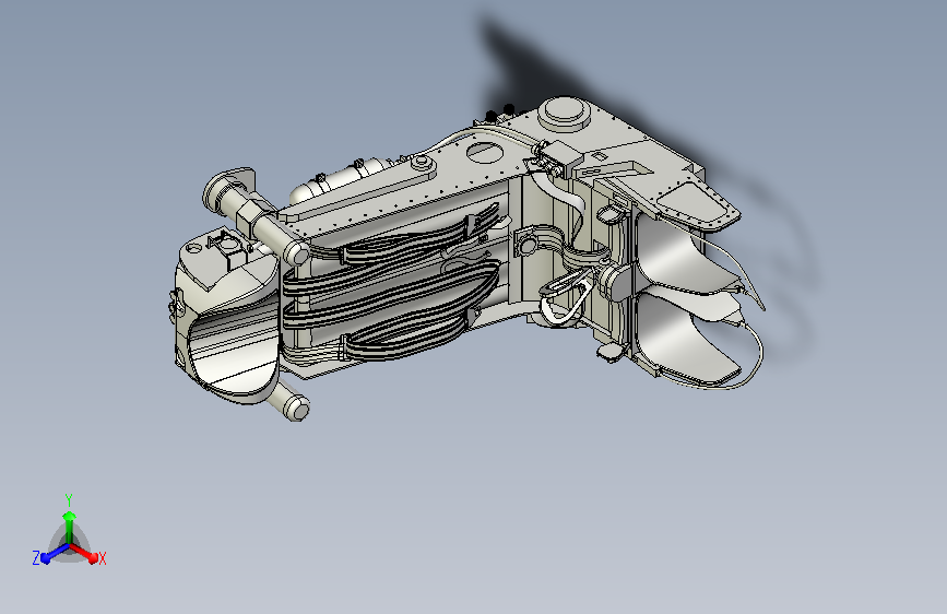K-36战机弹射座椅三维建模图纸