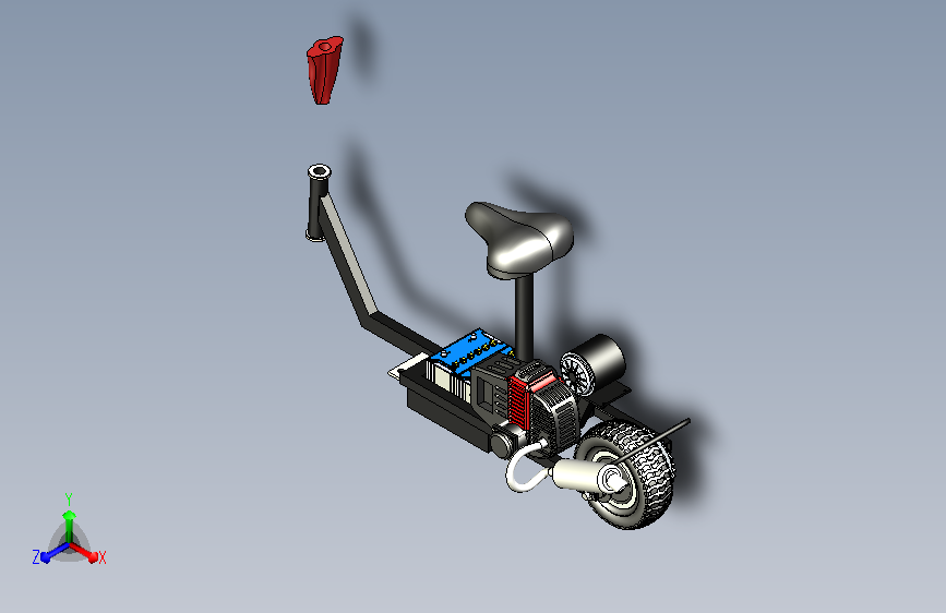 solar-bike太阳能自行车模型