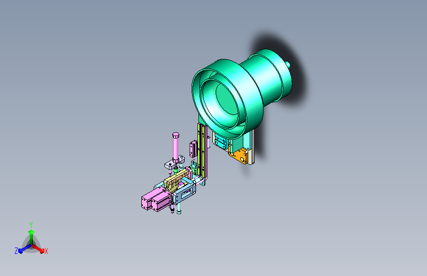 U型橡胶垫片自动化排料与取料设计